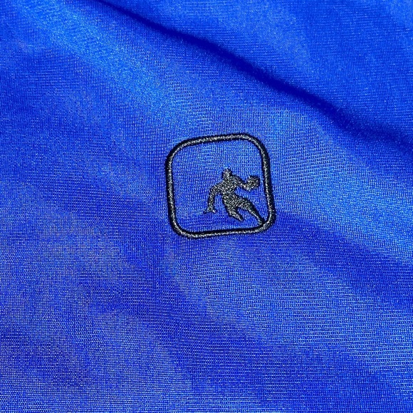 AND1 Mens Blue and Black Colorblock Track Jacket - Picture 6 of 10